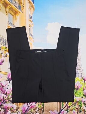Lafayette 148 New‎ York Black Pleated Dress Pants Gramercy Size 0